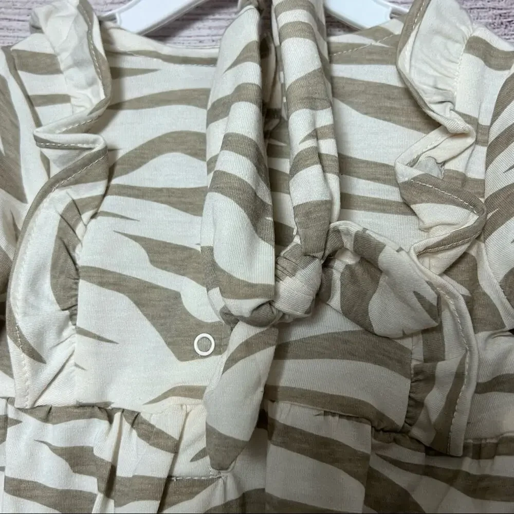 Jessica Simpson Coverall and Headband Matching Set Sz 3/6M